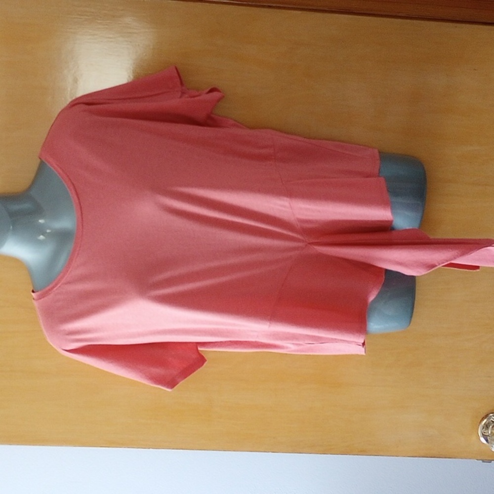 LOFT Boxy T-shirt Salmon Sz M - Picture 10 of 11